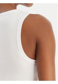 Juicy Couture Top Gothic Crown JCBLV126807 Biały Slim Fit. Kolor: biały. Materiał: bawełna #5