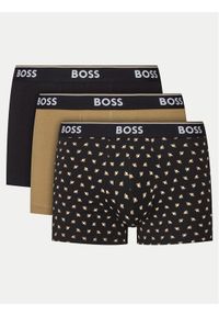 BOSS - Boss Komplet 3 par bokserek 50517829 Kolorowy. Materiał: bawełna. Wzór: kolorowy #1