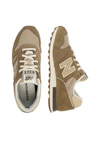 New Balance Sneakersy C-M3737WA W Brązowy. Kolor: brązowy. Materiał: zamsz, skóra #4