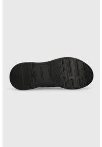 Calvin Klein sneakersy LOW TOP LACE UP KNIT kolor czarny HM0HM01266. Nosek buta: okrągły. Zapięcie: sznurówki. Kolor: czarny. Materiał: guma #3