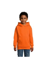 SOL'S - Bluza Z Kapturem Dla Dzieci. Typ kołnierza: kaptur. Kolor: żółty, pomarańczowy, wielokolorowy