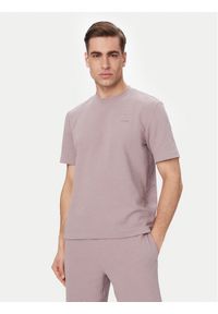 Hugo - HUGO T-Shirt Austin 50532011 Różowy jasny Regular Fit. Kolor: różowy. Materiał: syntetyk #1