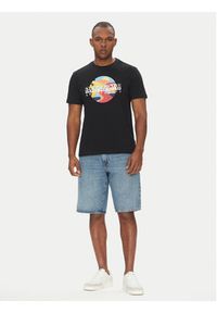 Napapijri T-Shirt S-Valdor NP0A4IE6 Czarny Regular Fit. Kolor: czarny. Materiał: bawełna #5
