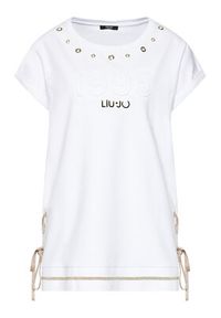 Liu Jo Sport Bluzka TA1049 F0831 Biały Regular Fit. Kolor: biały. Materiał: bawełna. Styl: sportowy