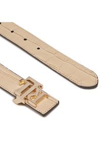 Lauren Ralph Lauren Pasek Damski Rev Lrl 30 412891193001 Beżowy. Kolor: beżowy. Materiał: skóra