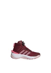 Adidas - Buty Fortatrail Kids. Kolor: czerwony, wielokolorowy, różowy. Materiał: materiał