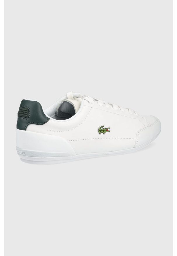 Lacoste sneakersy CHAYMON CRAFTED 0722 1 kolor biały. Zapięcie: sznurówki. Kolor: biały. Materiał: guma