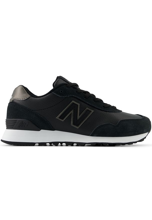 Buty damskie New Balance WL515OPB – czarne. Okazja: na co dzień. Kolor: czarny. Materiał: guma, syntetyk, skóra, materiał. Szerokość cholewki: normalna