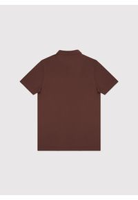 Pako Lorente - PAKO LORENTE – Męski t-shirt polo w kolorze brązowym. Okazja: na co dzień. Typ kołnierza: polo. Kolor: brązowy. Materiał: poliester, bawełna. Styl: casual #2