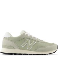 Buty męskie New Balance ML515LCG – zielone. Okazja: na co dzień. Kolor: zielony. Materiał: zamsz, skóra, materiał, syntetyk. Szerokość cholewki: normalna #1