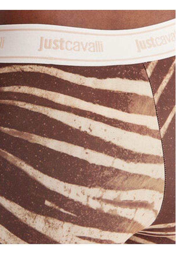 Just Cavalli Legginsy 80PAC100 JS558 Brązowy Skinny Fit. Kolor: brązowy. Materiał: syntetyk