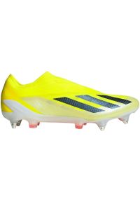 Adidas - Buty piłkarskie adidas X Crazyfast Elite Ll Sg M IF0662 żółte. Kolor: żółty. Szerokość cholewki: normalna. Sport: piłka nożna #1