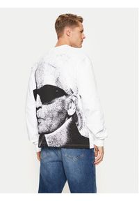 Karl Lagerfeld Jeans Bluza A1M20070 Biały Relaxed Fit. Kolor: biały. Materiał: bawełna #5