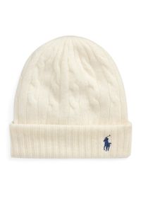 Polo Ralph Lauren Czapka 455956315002 Écru. Materiał: wełna, materiał