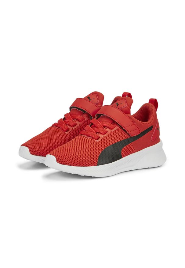 Puma - Dziecięce buty sportowe Flyer Runner PUMA Warm Earth Black Red. Kolor: czerwony, wielokolorowy, czarny