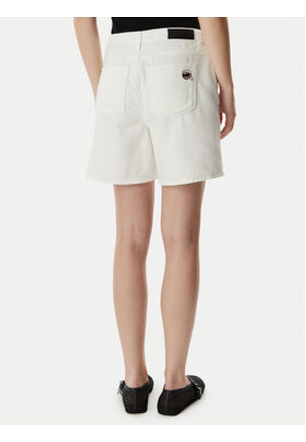 Karl Lagerfeld - KARL LAGERFELD Top B2W17003 Czarny Slim Fit. Typ kołnierza: dekolt w karo. Kolor: czarny. Materiał: bawełna