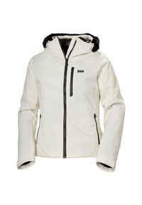 Damska kurtka narciarska Helly Hansen Valdisere 2.0. Kolor: beżowy, wielokolorowy, biały. Sezon: zima. Sport: narciarstwo #1
