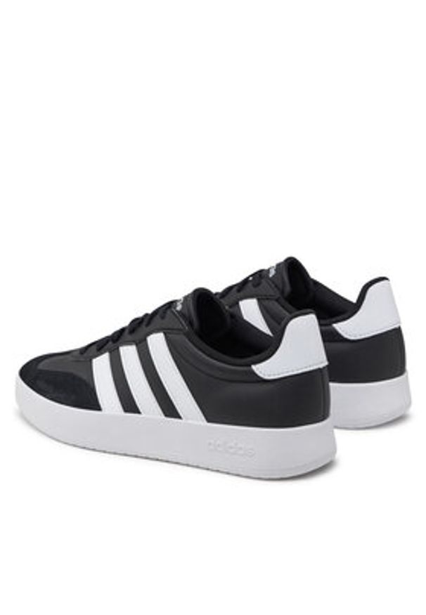 Adidas - adidas Sneakersy Barreda JI2307 Czarny. Kolor: czarny. Materiał: skóra