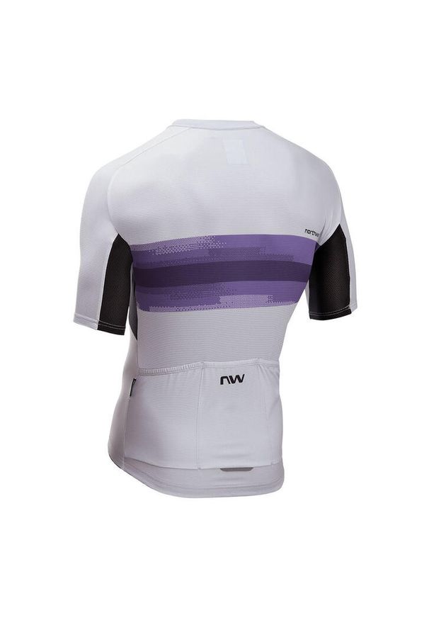 Koszulka rowerowa NORTHWAVE Force Evo Jersey. Kolor: fioletowy, wielokolorowy, szary. Materiał: jersey. Sport: kolarstwo