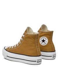 Converse Trampki Chuck Taylor All Star Lift Platform HI A07210C Brązowy. Kolor: brązowy. Materiał: materiał. Obcas: na platformie #6