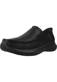 skechers - Buty do chodzenia męskie, Slip-Ins Parson - Oswin. Kolor: czarny. Sport: turystyka piesza