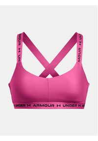 Under Armour Biustonosz sportowy Crossback Low 1361033-686 Różowy Compression Fit. Kolor: różowy. Materiał: syntetyk #5