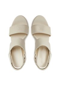 Calvin Klein Jeans Sandały Wedge Sandal Webbing In YW0YW01790 Szary. Kolor: szary. Materiał: materiał #3