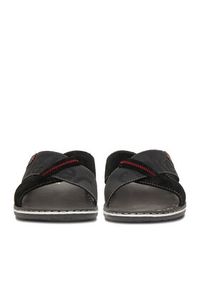 Rieker Klapki CEO-21098-02 Czarny. Kolor: czarny. Materiał: zamsz, skóra #5