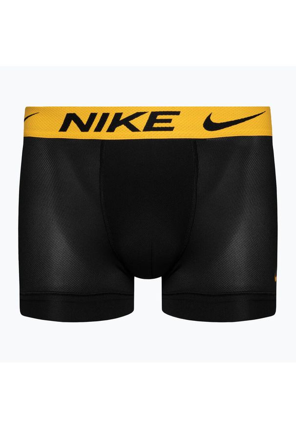Bokserki męskie Nike Dri-FIT Cotton Trunk. Kolor: czarny. Technologia: Dri-Fit (Nike)