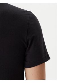 Calvin Klein T-Shirt Satin Bonded Logo K10K114162 Czarny Regular Fit. Kolor: czarny. Materiał: bawełna
