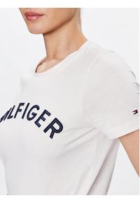 TOMMY HILFIGER - Tommy Hilfiger T-Shirt WW0WW37864 Écru Regular Fit. Materiał: bawełna