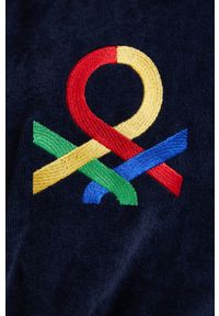 United Colors of Benetton szlafrok bawełniany. Typ kołnierza: kaptur. Materiał: bawełna. Długość: długie #2
