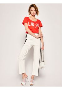 Liu Jo T-Shirt FA0280 J5703 Czerwony Regular Fit. Kolor: czerwony. Materiał: bawełna #2