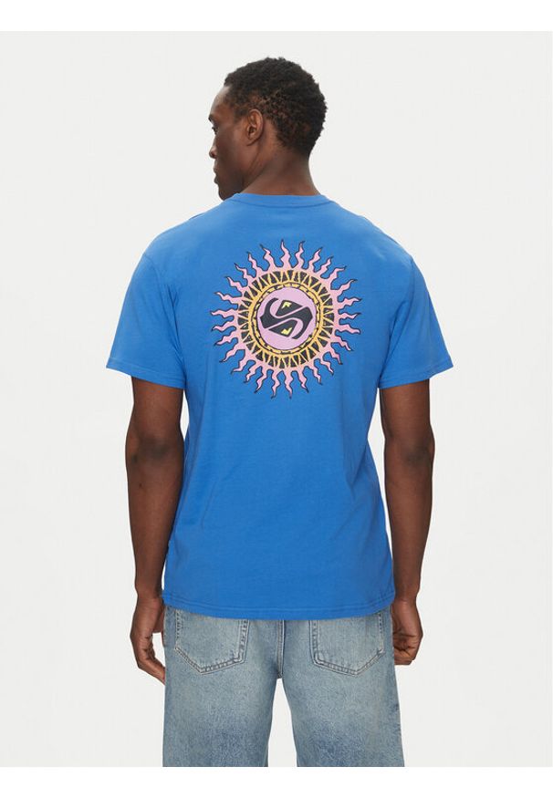 Quiksilver T-Shirt EQYZT08046 Niebieski Regular Fit. Kolor: niebieski. Materiał: bawełna