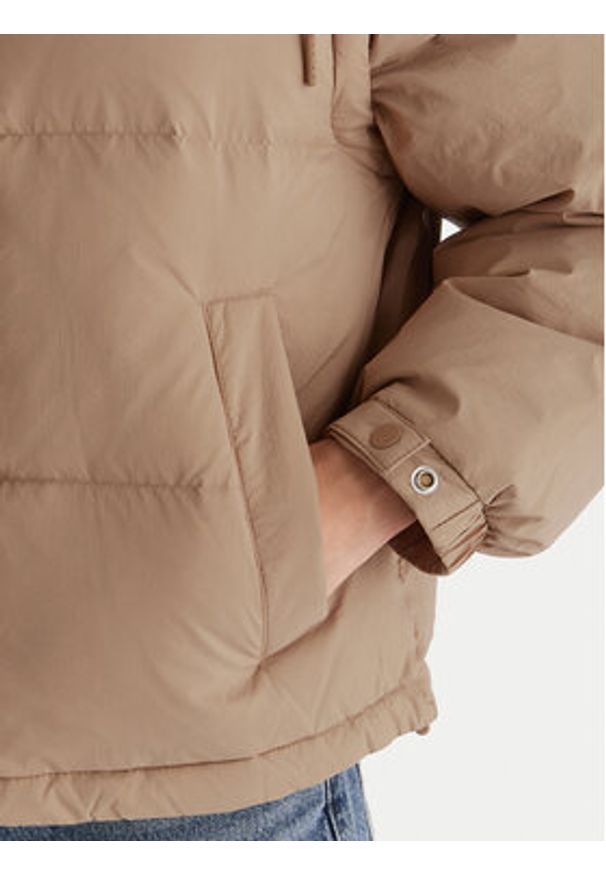 Calvin Klein Jeans Kurtka puchowa LV044D522G Beżowy Regular Fit. Kolor: beżowy. Materiał: syntetyk