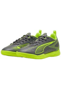 Puma - Buty piłkarskie dziecięce PUMA Ultra 5 Play IT Jr matte aged alert/puma aged. Kolor: szary. Sport: piłka nożna