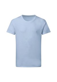 SG - Męska Koszulka Z Doskonałym Nadrukiem. Kolor: niebieski. Wzór: nadruk. Sport: turystyka piesza #1