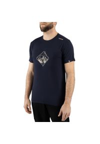 T-shirt męski Viking Bamboo Hopi Man. Kolor: niebieski. Sport: turystyka piesza