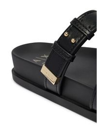 Armani Exchange Klapki XW002575 AF21266 UC001 Czarny. Kolor: czarny. Materiał: skóra #2