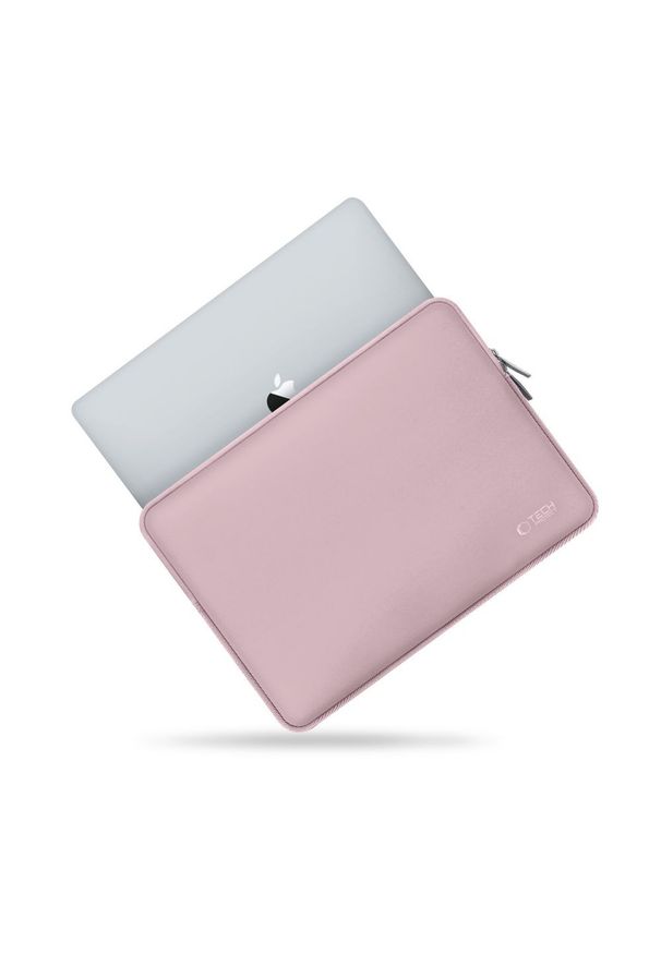 TECH-PROTECT - Pokrowiec Tech-Protect NeoSlim do laptopa 13-14'' różowy. Kolor: różowy. Materiał: materiał, polar, neopren, tkanina. Styl: biznesowy, elegancki, casual