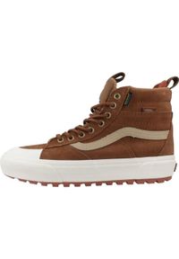 Tenisówki Vans Model Mte Sk8-hi Waterproof Kolor Brązowy. Kolor: brązowy. Materiał: syntetyk, tkanina, skóra