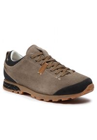 Buty trekkingowe męskie Aku Bellamont 3 Suede GTX SAND BLACK. Kolor: żółty. Materiał: skóra