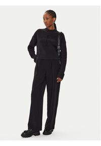 Calvin Klein Jeans Sweter Logo Intarsia J20J223615 Czarny Relaxed Fit. Kolor: czarny. Materiał: bawełna #3