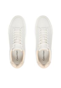 Calvin Klein Sneakersy Chunky Cupsole Laceup Clean Lth HM0HM02239 Biały. Kolor: biały. Materiał: skóra #5