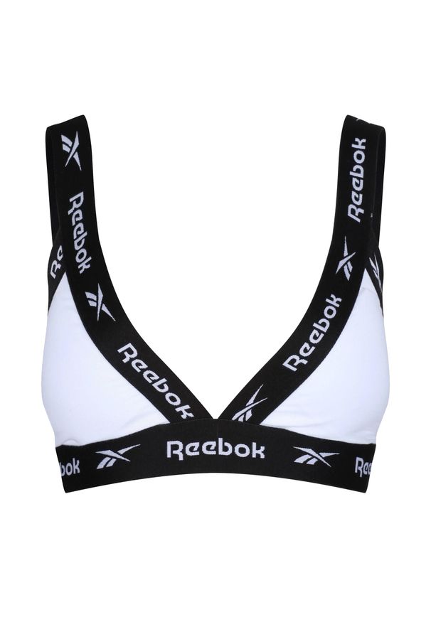 Reebok - Biustonosz Sportowy Trójkątny Dla Kobiet. Kolor: biały
