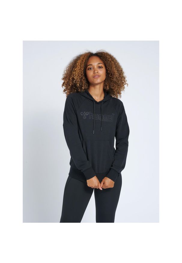 Bluza fitness damska Hummel hmlnoni z kapturem. Typ kołnierza: kaptur. Kolor: czarny. Sport: fitness