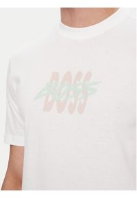 BOSS T-Shirt Bass 50561850 Biały Regular Fit. Kolor: biały. Materiał: bawełna #4