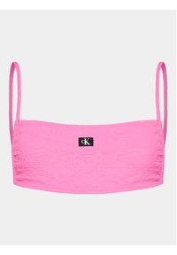 Calvin Klein Swimwear Góra od bikini KW0KW02395 Różowy. Kolor: różowy. Materiał: syntetyk #6