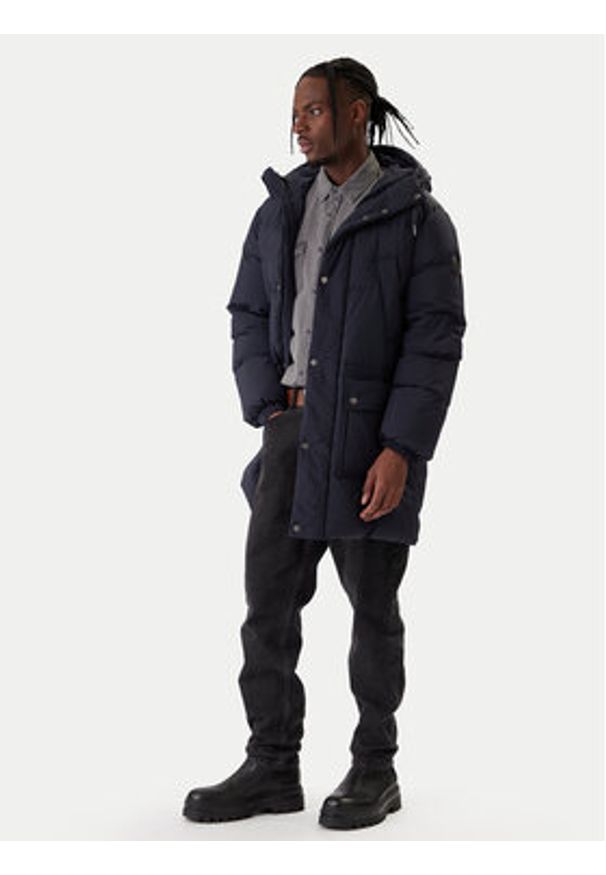 GANT - Gant Kurtka puchowa 7006568 Granatowy Regular Fit. Kolor: niebieski. Materiał: syntetyk