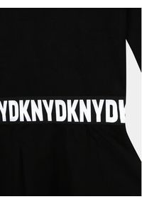 DKNY Sukienka dzianinowa D32905 D Czarny Regular Fit. Kolor: czarny. Materiał: bawełna #3